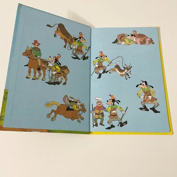 Vtg 1982 Walt Disney Productions Presents Goofy On The Hillside Disney Book - Picture 11 of 16